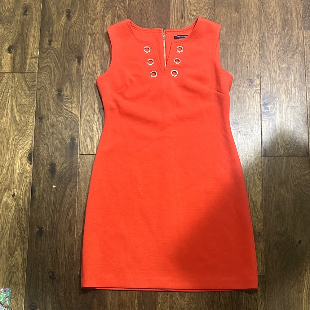 Tommy Hilfiger Orange Dress Size 6